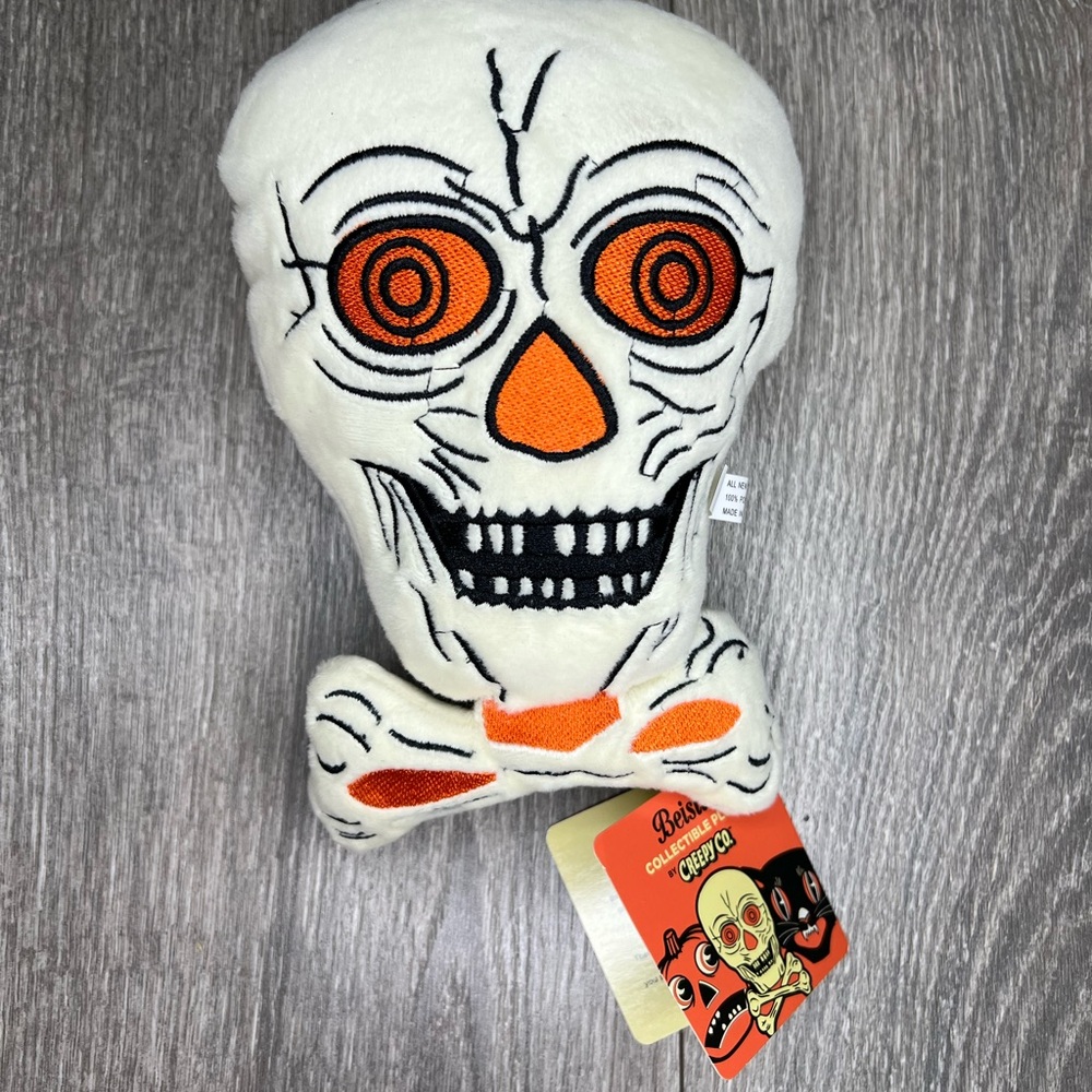 Creepy Co. Skull Plush Toy